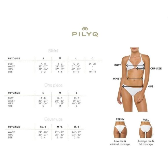 PQ PilyQ Clara Mix Up Halter Bikini Swim Top Size D Swimsuit Triangle Multi - Picture 7 of 8